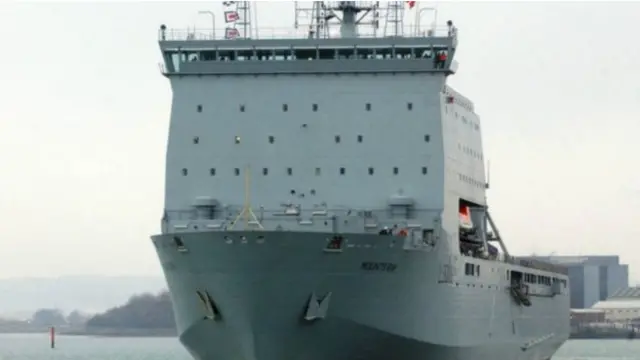 參與北約行動的英國戰艦