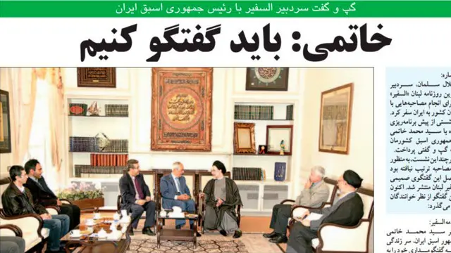 چاپ مصاحبه‌ای از محمد خاتمی در روزنامه اطلاعات باعث شد محمود دعایی، مدیرمسئول روزنامه به دادسرای ویژه روحانیت احضار شود