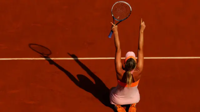 ماریا شیراپووا نے اپنا پانچواں گرینڈ سلیم اس وقت جیتا تھا جب انھوں نے 2014 میں فرینچ اوپن کے فائنل میں کامیابی حاصل کی تھی