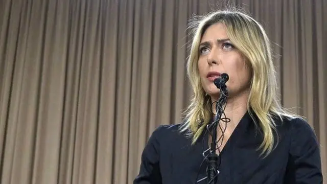 شارابوفا قالت إن نتيجة الاختبار كانت إيجابية وإنها تتحمل المسؤولية كاملة