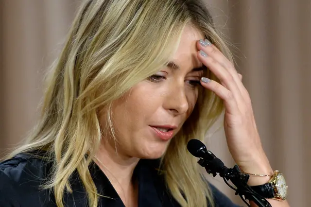 Maria Sharapova admitió su responsabilidad en el caso, aunque explicó que se trata de un medicamento que tomaba desde hace 10 años.