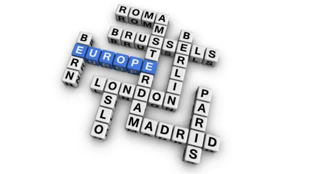 Скраббл из европейских столиц
