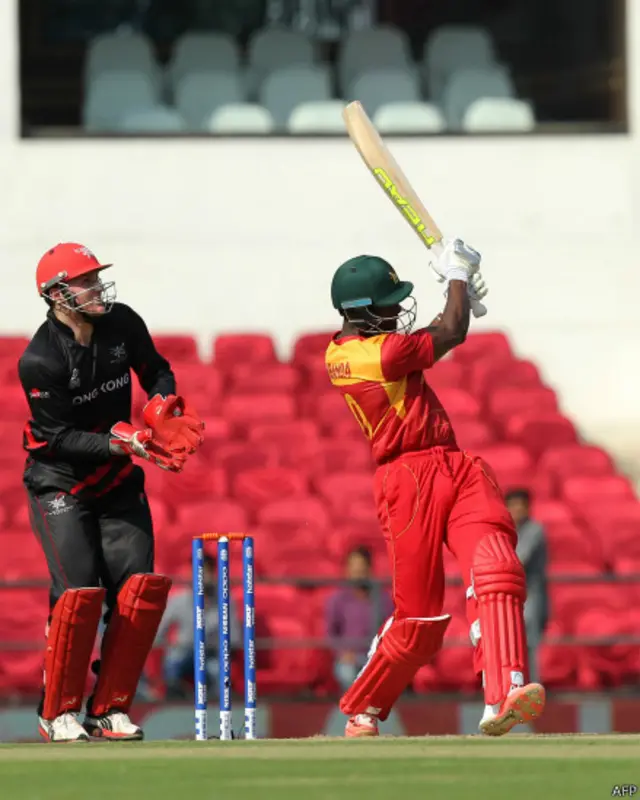 زمبابوے کی جانب سے زمباندا نے سب سے زیادہ 59 رنز بنائے جبکہ چگمبورا نے 30 اور ایم این والر نے 26 رنز کی عمدہ اننگز کھیلیں۔