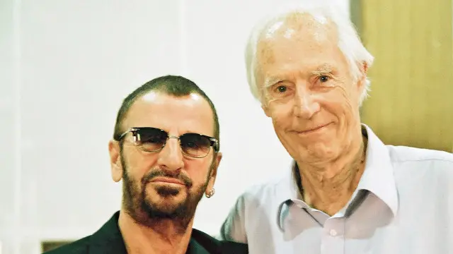 George Martin y Ringo Starr