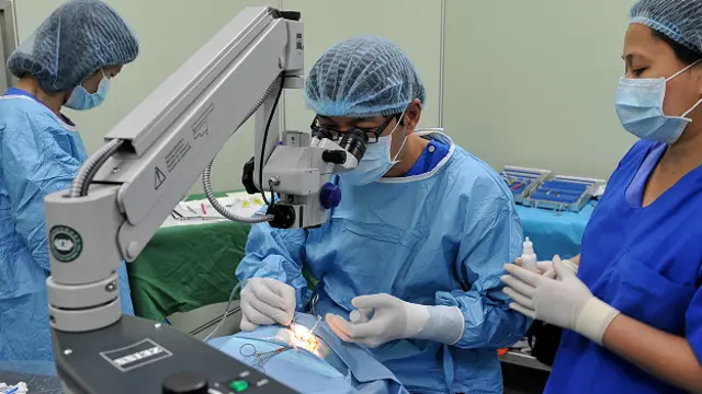 Operación de cataratas