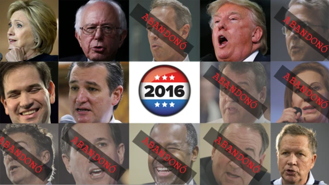 Estos son los aspirantes y los que abandonaron la carrera a la Casa Blanca.