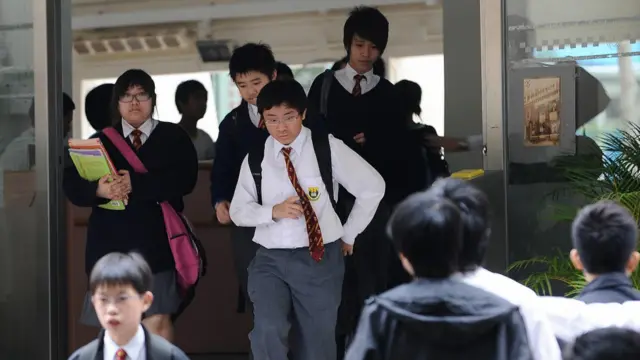 香港中學生（資料照片）