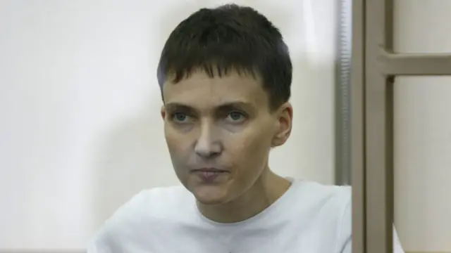 Надежда Савченко в суде