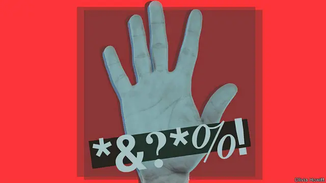 गुस्सा, अपशब्द