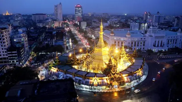 Chùa Sule ở trung tâm Yangon (Ảnh: Getty Images)