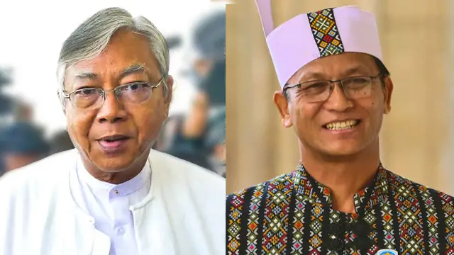 ဦးထင်ကျော်နဲ့ ဦးဟင်နရီ ဗန်ထီးယူ တို့ နှစ်ယောက်ကို အဲန်အယ်ဒီက သမ္မတလောင်း အဖြစ် အမည်တင်သွင်း။