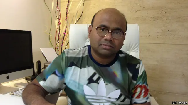 মাল্টিফ্যাব নামের একটি তৈরি পোশাক কারখানার কর্ণধার মেজবাহ ফারুকী।