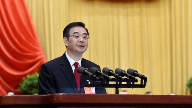 中國最高人民法院院長周強(新華社圖片13/3/2016)