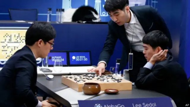 李世石和专业围棋手回顾比赛