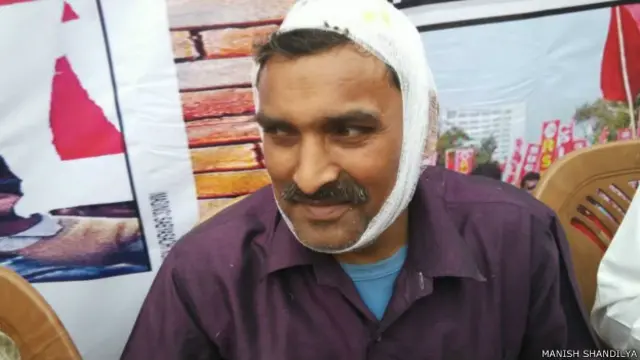 कार्यक्रम में घायल हुए संजय प्रधान