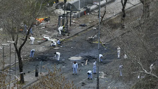 Ankarada bazar günü axşam baş vermiş partlayış nəticəsində 36 nəfər həlak olub, 125 nəfər yaralanıb