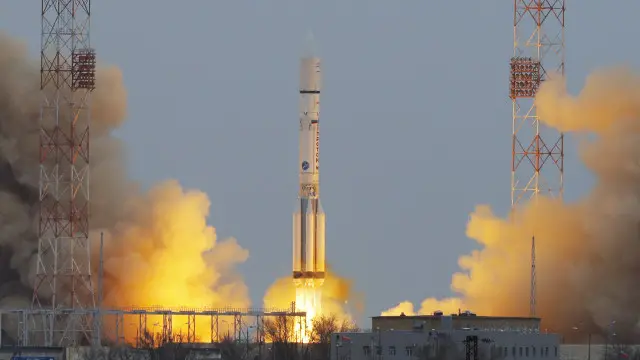 ဒုံပျံကို ကာဇက်စတန်မှာ ရှိတဲ့ Baikonur Cosmodrome ကနေ လွှတ်တင်ခဲ့။