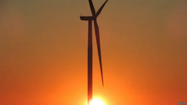 Parque eólico en Uruguay