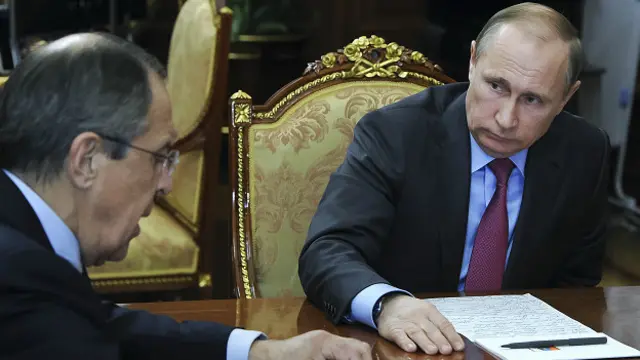 Встреча Путина с Лавровым