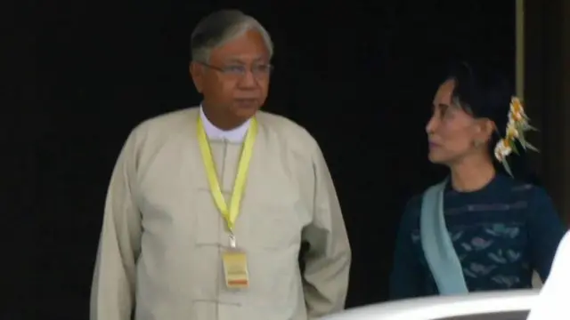 新当选的缅甸总统吴廷觉与诺贝尔和平奖得主昂山素季关系密切。