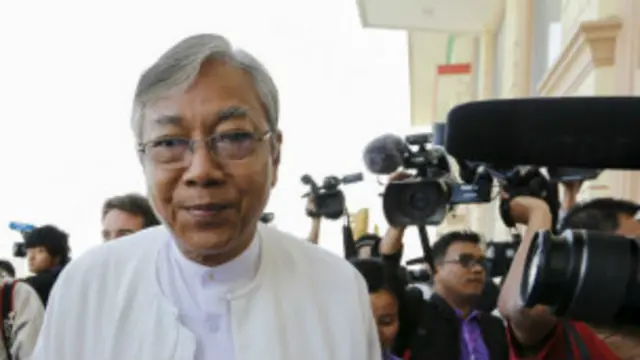 Burma's new president, U Htin Kyaw