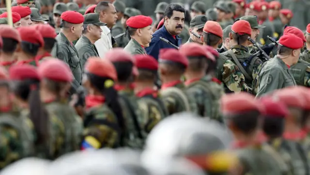Maduro y militares