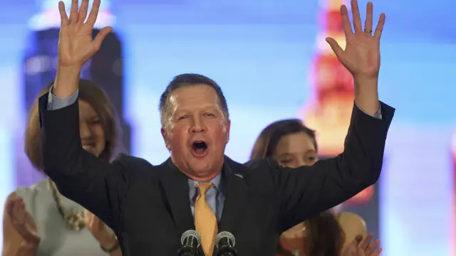 En las primarias de Ohio la victoria fue para su gobernador, Kasich.
