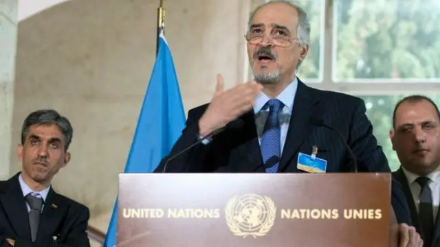 Beşar el Caferi yüz yüze görüşme yapmayacaklarını söylüyor