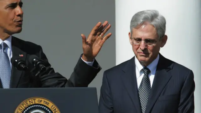 Барак Обама и Меррик Гарланд