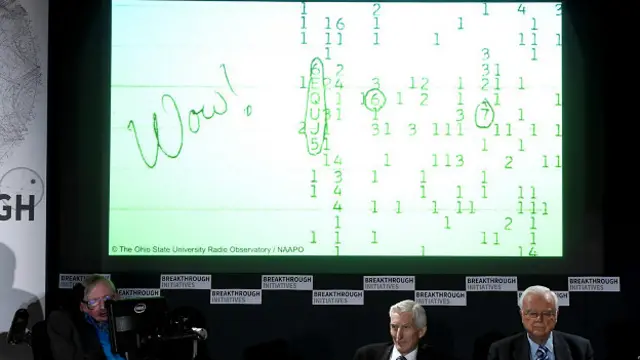 Сигнал "Wow!" был очень необычным и до сих пор остается необъясненным - с тех пор ничего подобного больше не наблюдалось