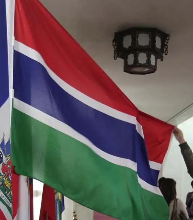 台湾2013年与冈比亚断交。