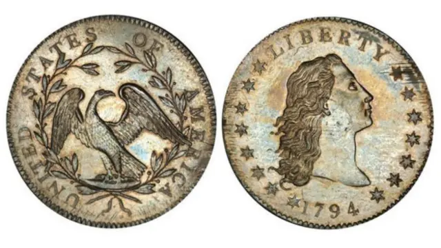 Cеребряный доллар 1794 года