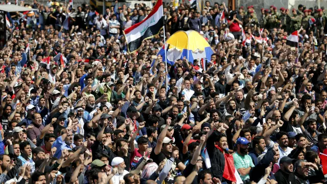 رفض مقتدى الصدر دعوات لعدم الاعتصام. 