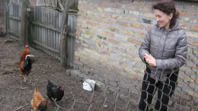 Наталія і кури