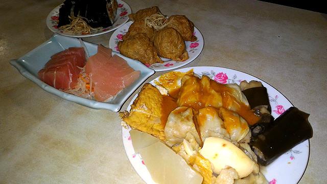 台湾的日本式食堂，里面的菜肴虽然有日本风，但是吃起来确实台湾味道。