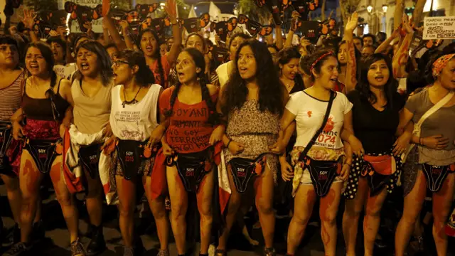 Protesta contra Keiko Fujimori