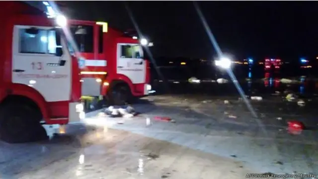 墜機事件發生後,機場被關閉。