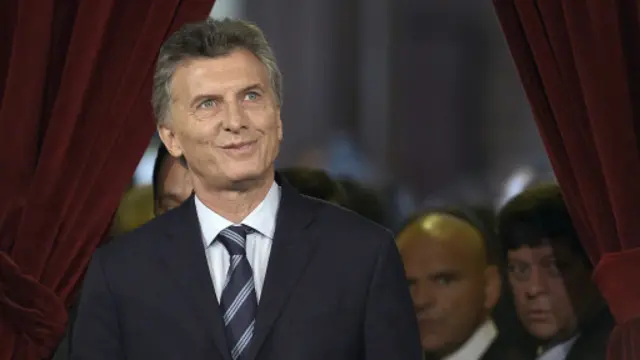 马克里去年当选阿根廷总统。(资料图片)