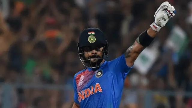 وراٹ کوہلی نے ایک بار پھر ٹیم کو فتح سے ہمکنار کر دیا