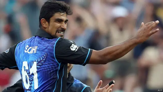 ईश सोढ़ी, न्यूज़ीलैंड क्रिकेट टीम के खिलाड़ी