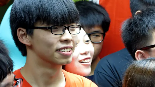 黄之锋(BBC中文网图片20/3/2016)