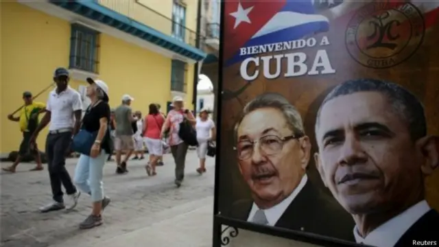 奥巴马访问古巴