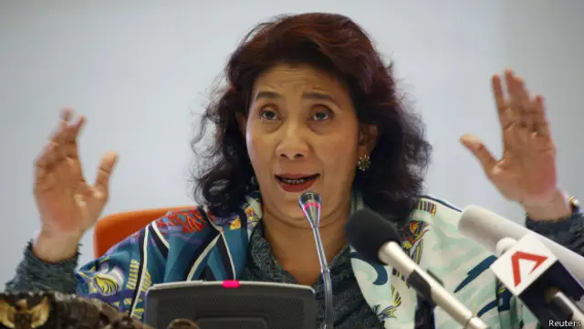 印尼渔业部长苏西·普吉亚斯图蒂