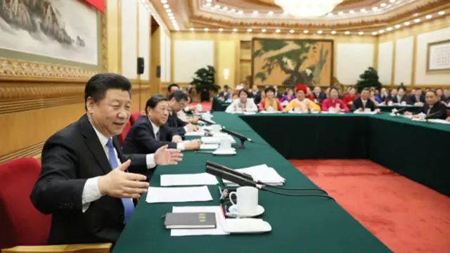 习近平到两会湖南代表团听取汇报