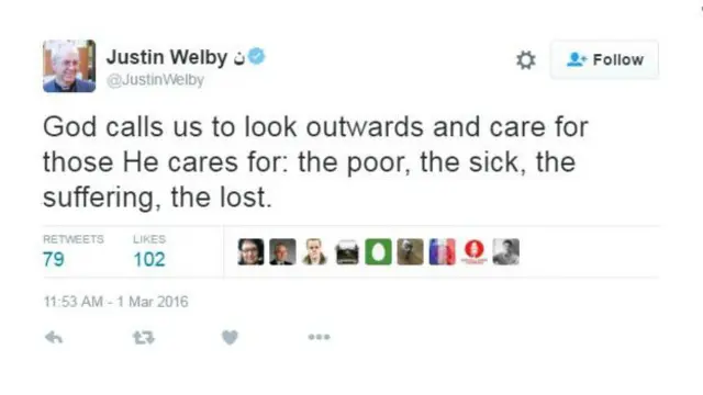 Твит Джастина Уэлби