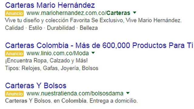 El sueño de los comerciantes es que sus anuncios aparezcan a la cabeza de la página cuando buscas algo que ellos vendan en Google.