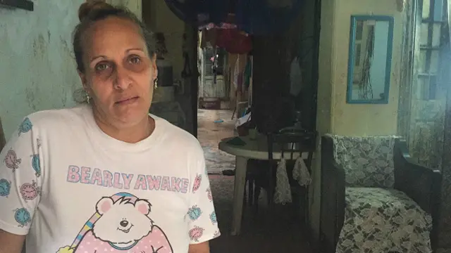 Yurquis Pérez vende café desde su modesta casa en Centro Habana.