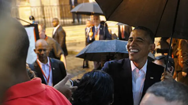 Obama recorrió con su familia algunas calles de La Habana Vieja. 