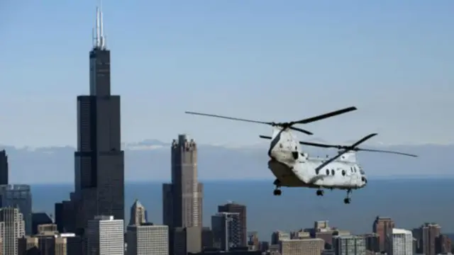 1973-2014 年之间,芝加哥威利斯大厦(Willis Tower)一直雄踞西半球最高建筑榜首,它的设计单位也负责设计了世界贸易中心一号大楼。(图片来源:Saul Loeb/AFP/Getty)