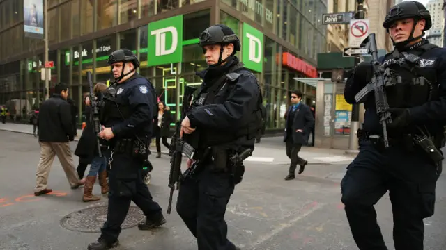 Полиция в Брюсселе 